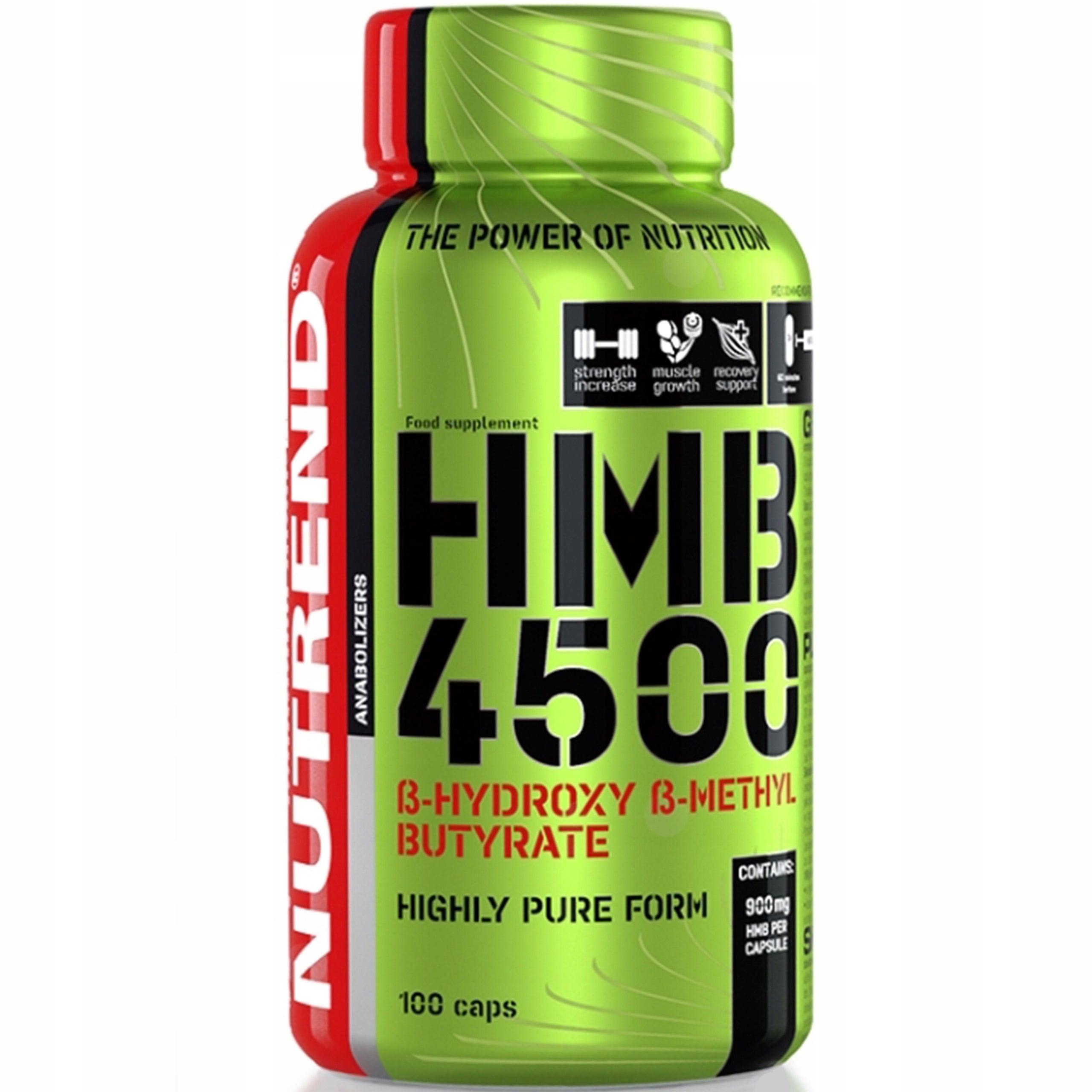 HMB 4500 100caps Muscle Strength Reduction Mass Regeneration NUTREND