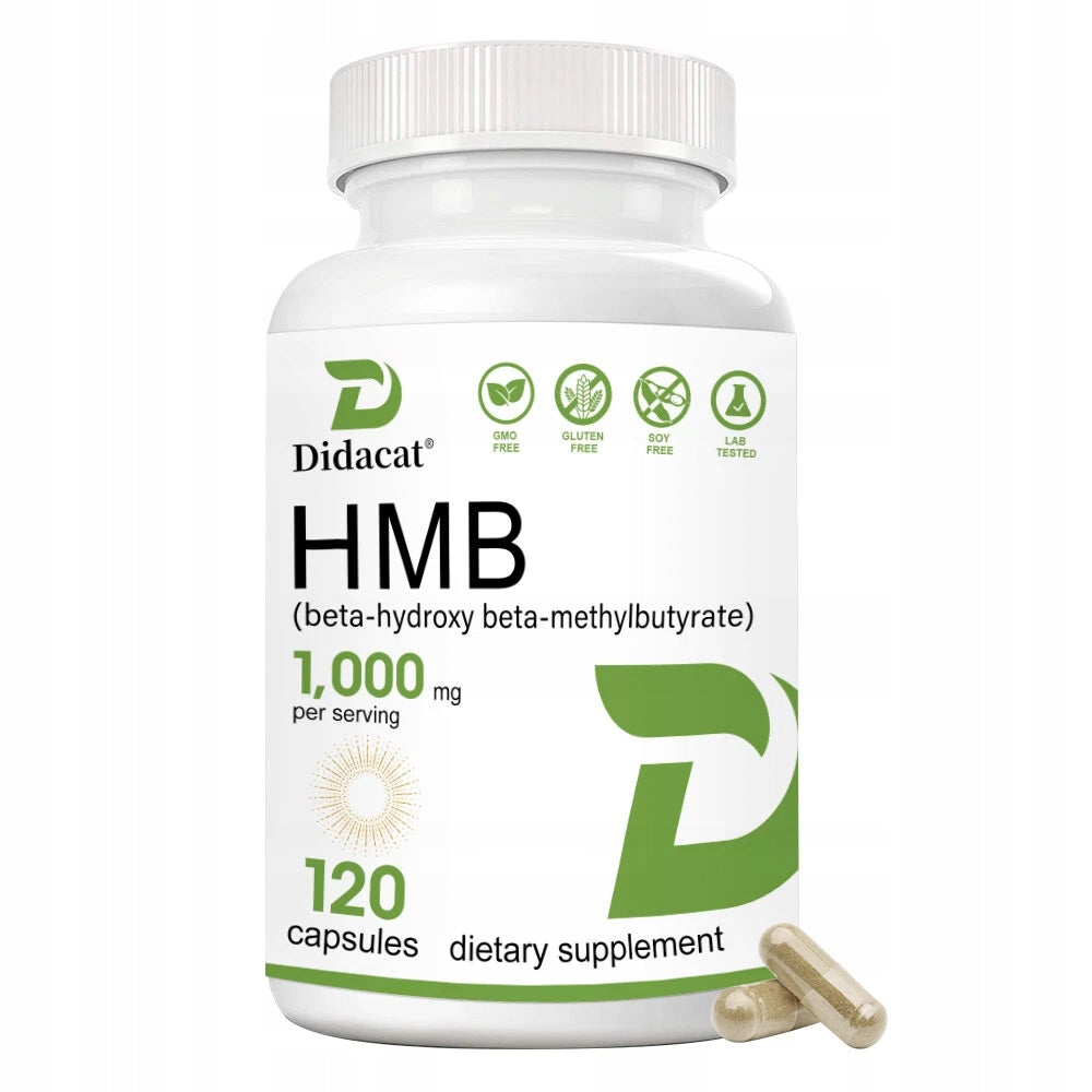 HMB supplement in 1000 mg capsules – for muscle growth and regeneration (metabo
