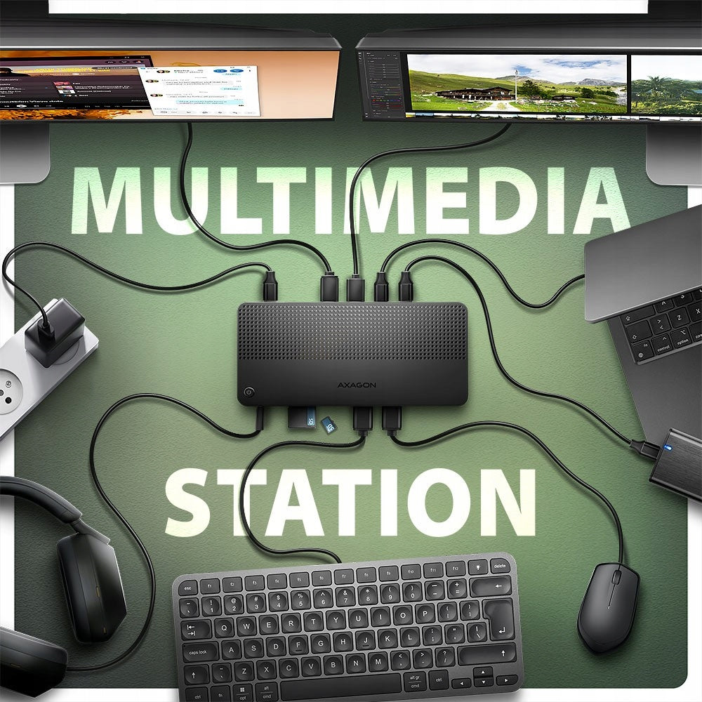 HMC-U4 Multiport USB Hub 12in1 USB 4.0 40Gbps Manufacturer code HMC-U4