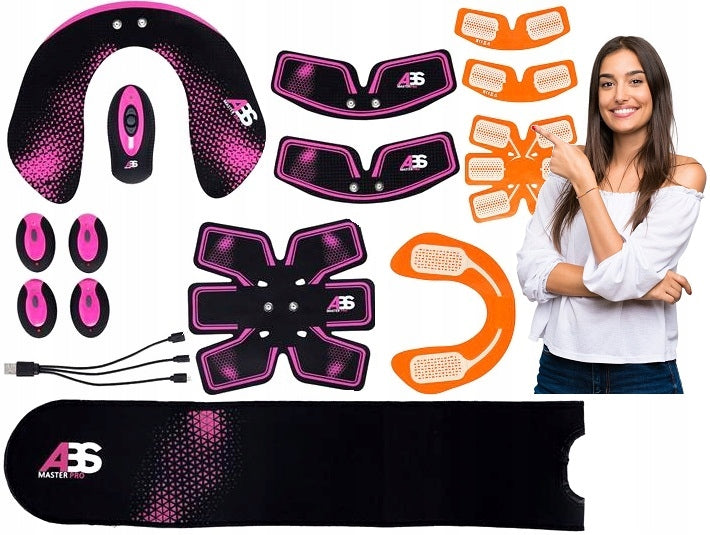 HMS Firming Slimming Massager for Exercise and Relaxation Fitness HMS Color pink