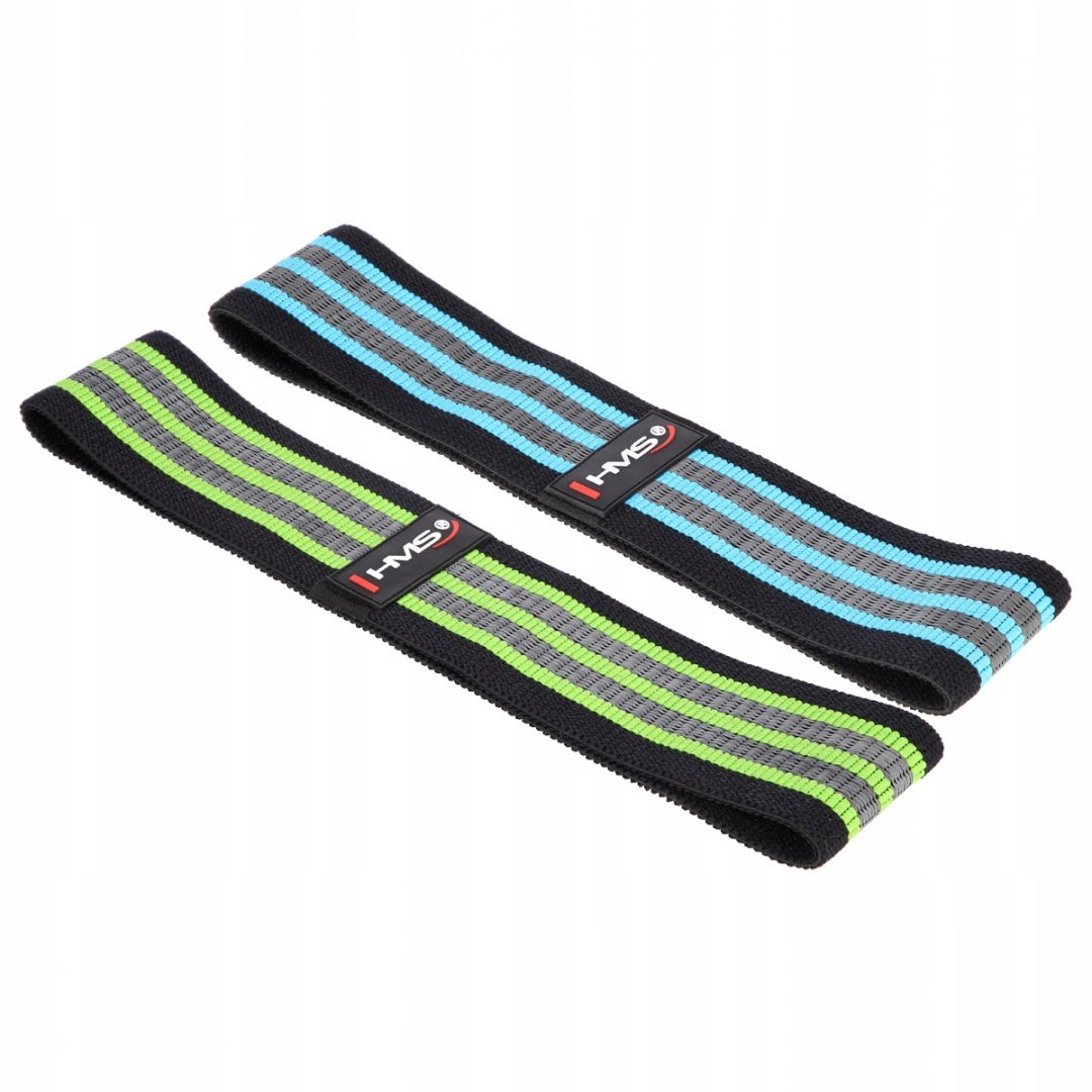 HMS SET 2IN1 RESISTANCE RUBBER FITNESS TAPE HIP BAND ML Color multicolor