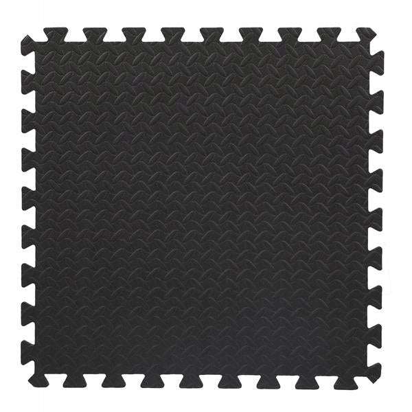 HMS puzzle mat for exercise equipment 6 elements MP12 PRO black Color black