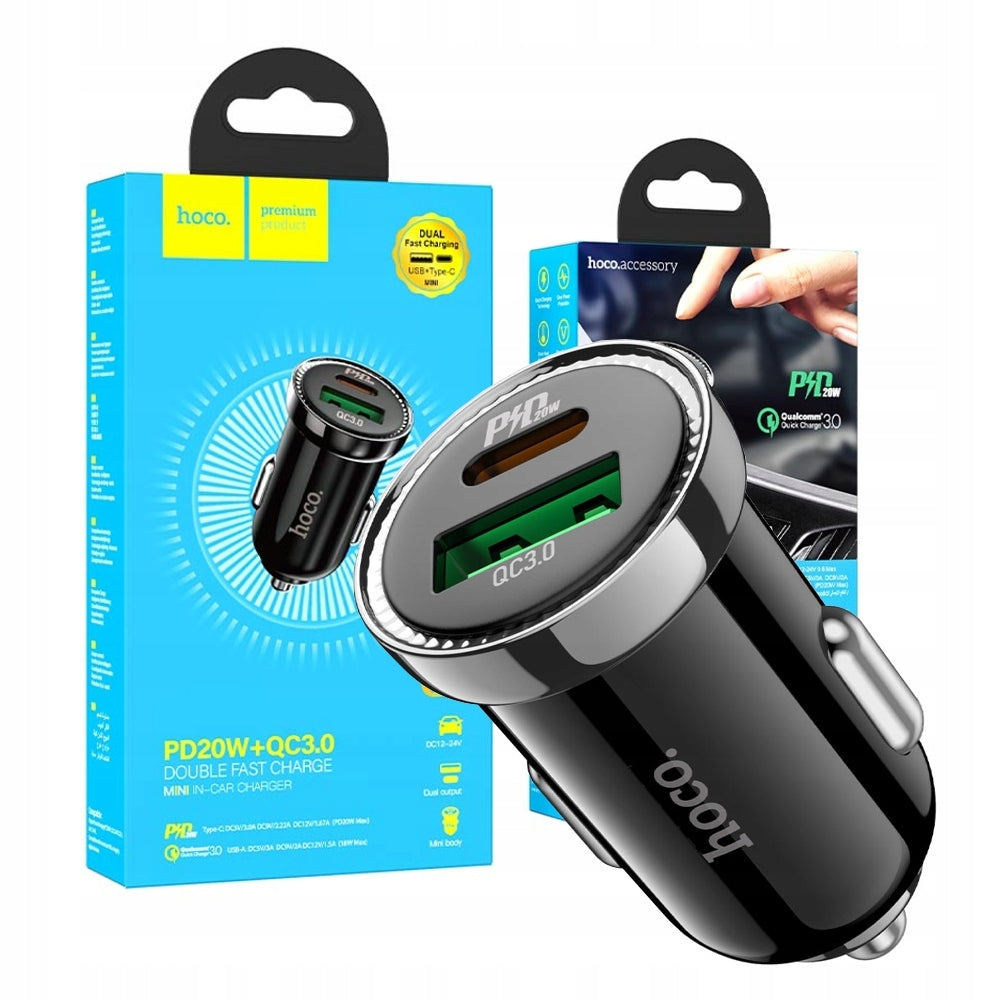 HOCO Z44 PD20W+QC3.0 car charger