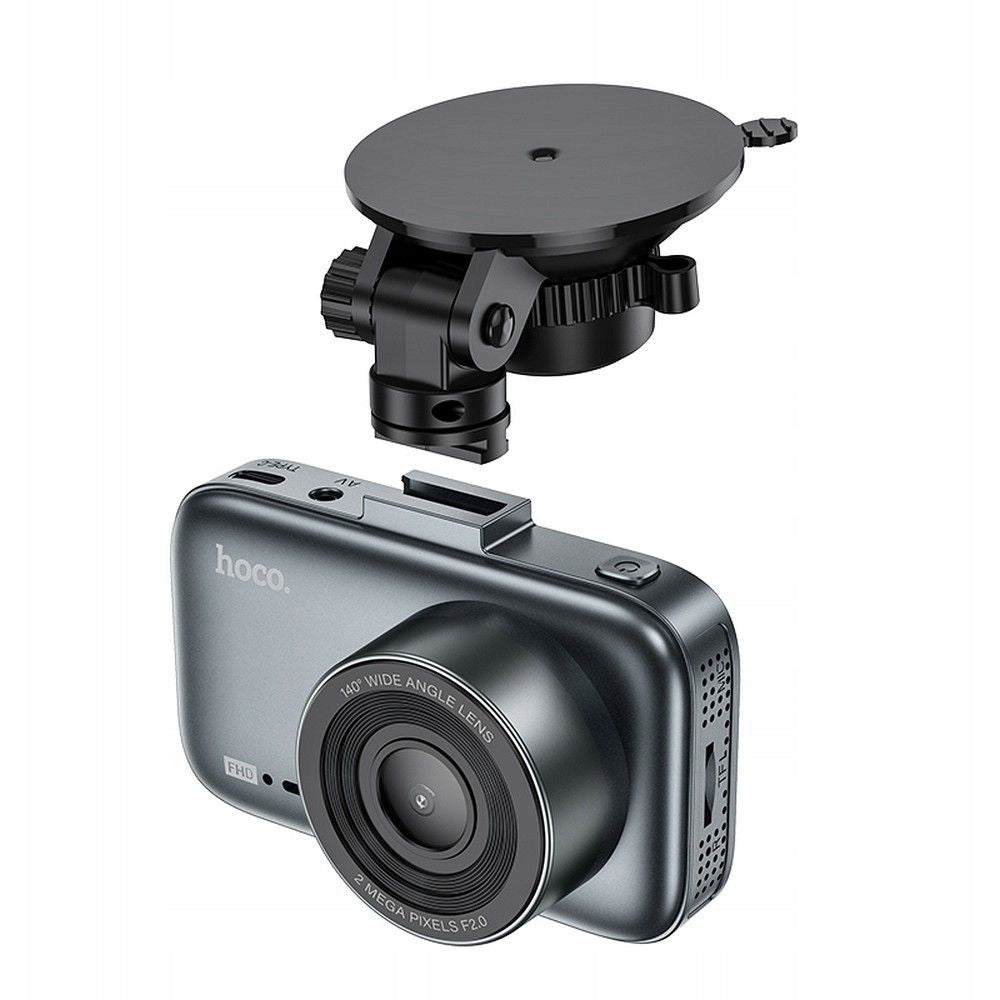 HOCO dash cam with 3" display + DV6 1080P/30 rear camera