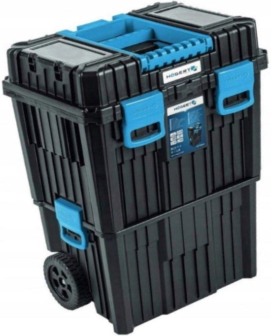 HOEGERT TOOL BOX MODULAR MOBILE TROLLEY ON WHEELS