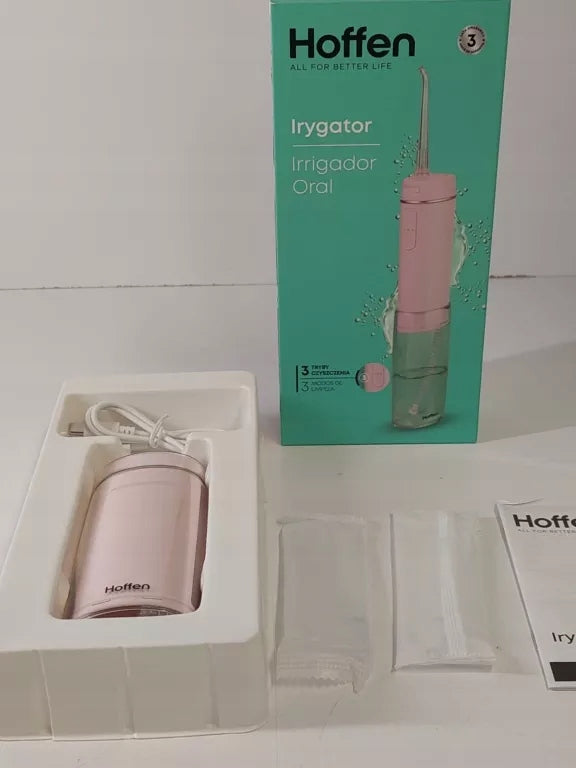 HOFFEN WIRELESS TOOTH IRRIGATOR 3 CLEANING MODES PINK Color pink