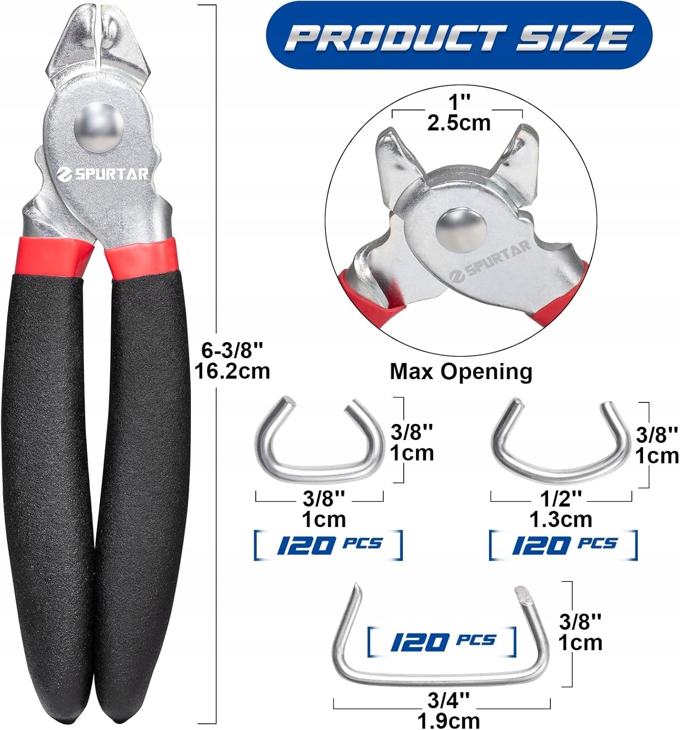 HOG RING PLIERS SIMPLE ERGONOMIC HAND UPHOLSTERY FORGED SET Brand no brand