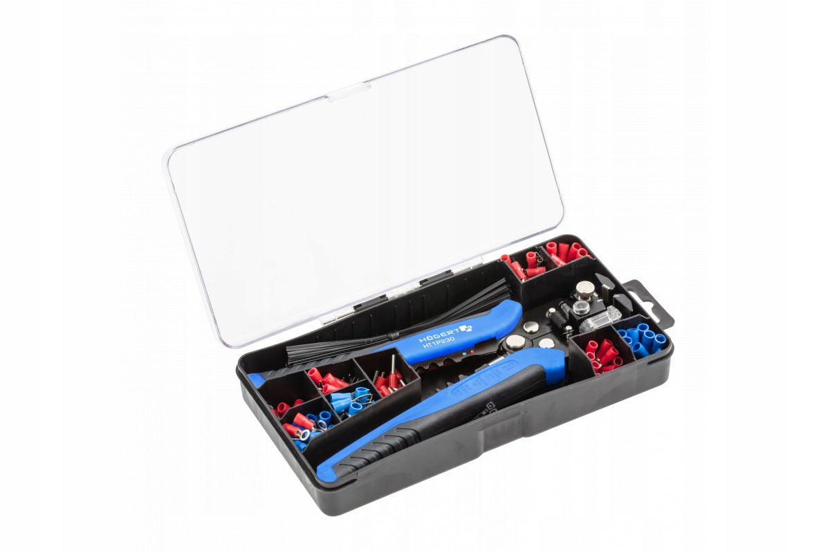 HOGERT AUTOMATIC INSULATION STRIPPER 200 MM FRONT + CONNECTORS HT1P230 Brand Hoegert Technik