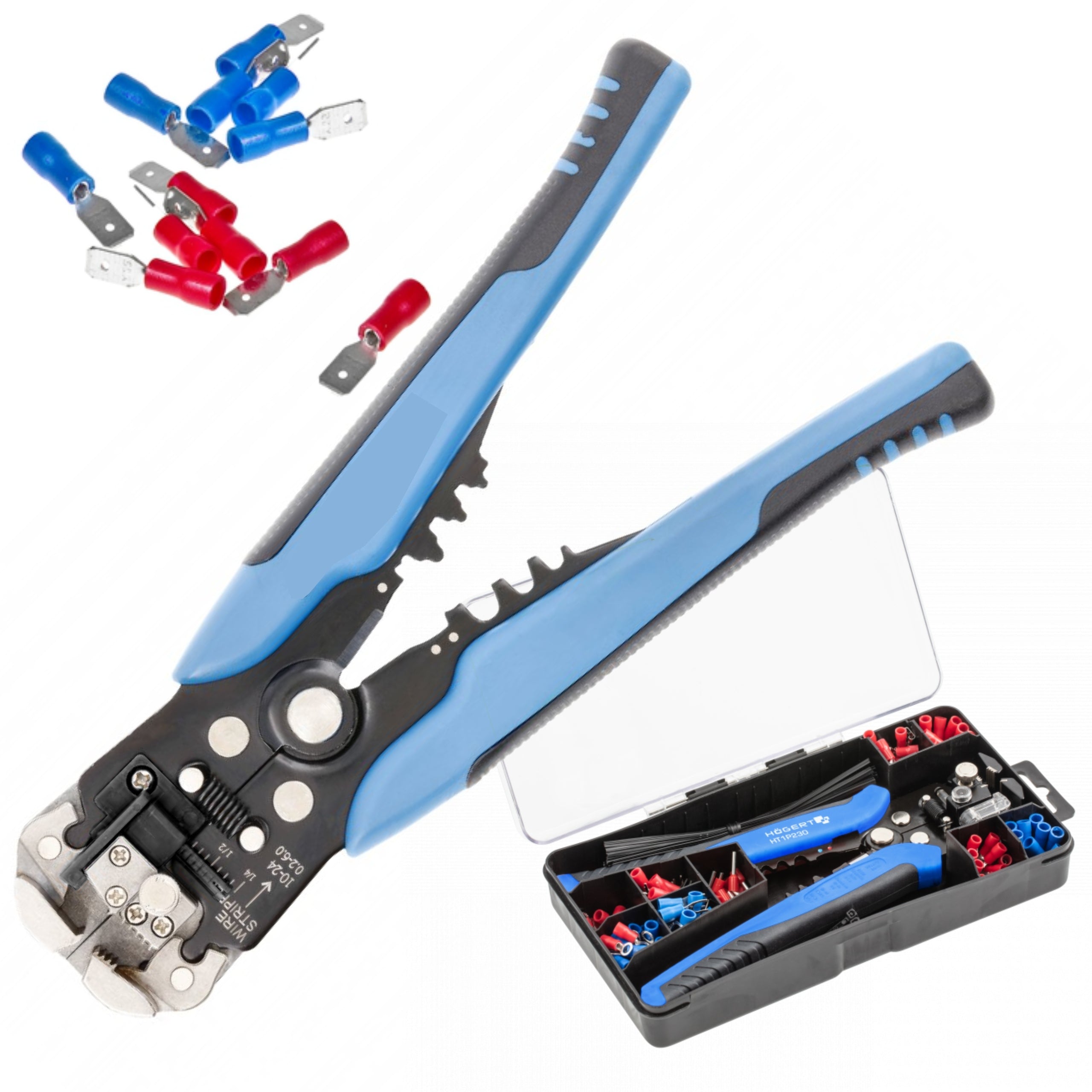 HOGERT AUTOMATIC INSULATION STRIPPER 200 MM FRONT + CONNECTORS HT1P230