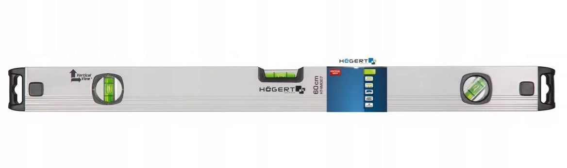 HOGERT Aluminium level 80 cm, 3 libels, vertical view HT4M009 EAN (GTIN) 5902801216633