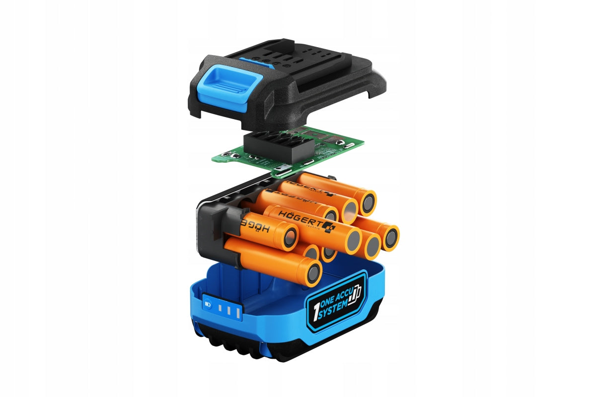 HOGERT Battery 6.0 Ah 18 V HT2E241-A60 Manufacturer code HT2E241-A60