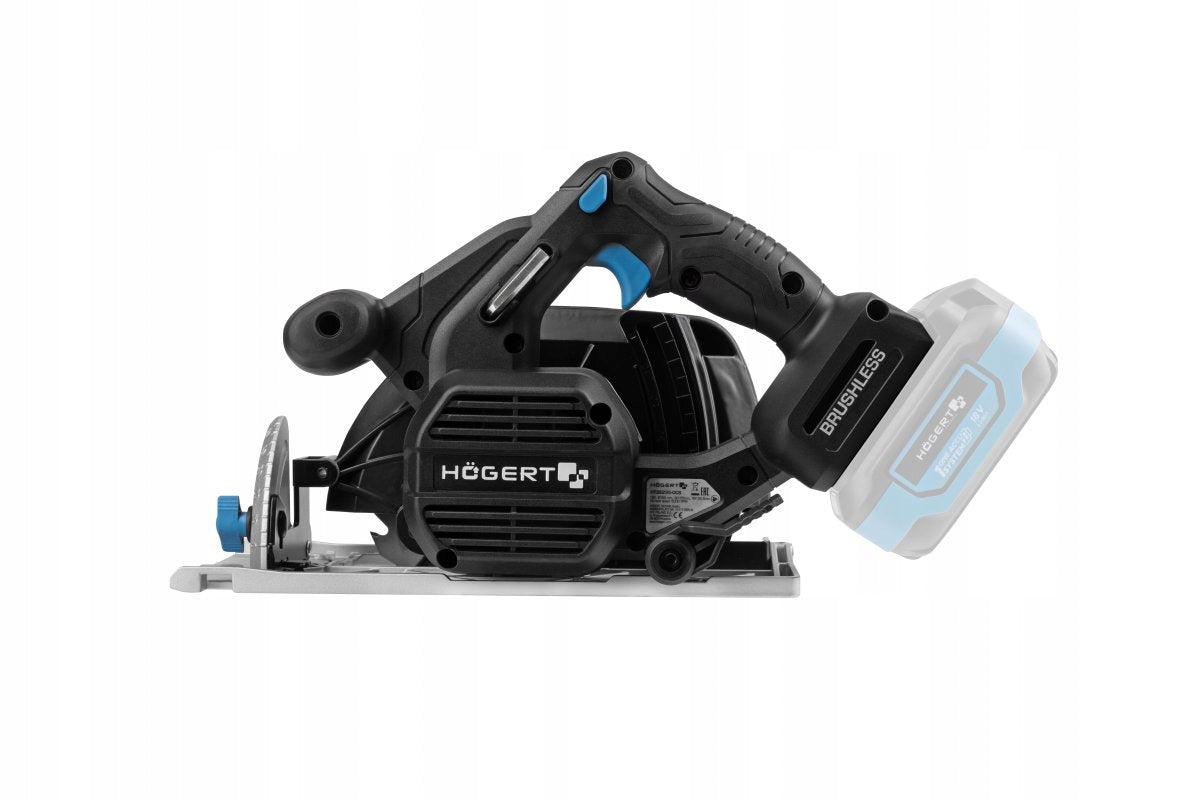 HOGERT Cordless Brushless Circular Saw 165 mm 18V HT2E235-0CS Packaging status original