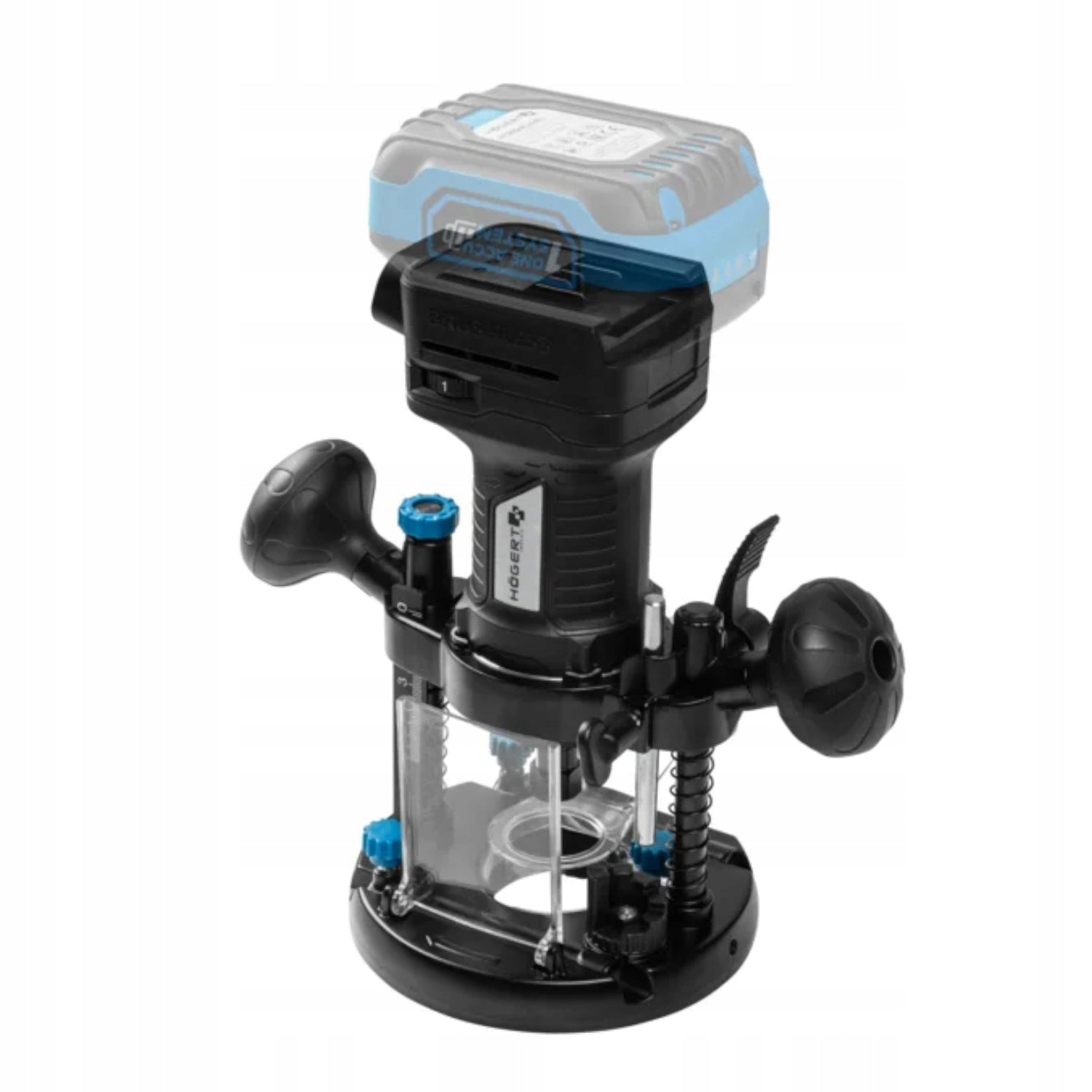 HOGERT Cordless Brushless Milling Machine 2in1 18V HT2E275-0R