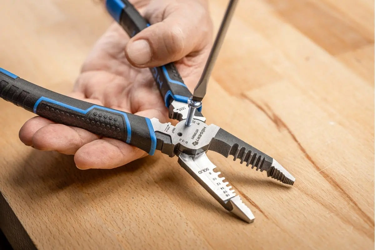 HOGERT Extended hybrid pliers HT1P241 Brand Hoegert Technik