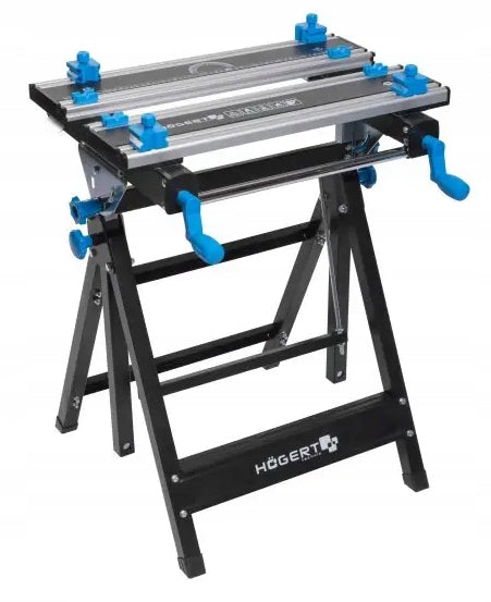 HOGERT Folding workbench, adjustable 600 x 570 x 770-1070mm HT7G542
