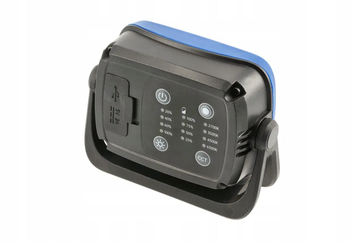 HOGERT HALOGEN FLOODLIGHT WORKING HEADLIGHT 1500lm 4 COLORS OF LIGHT Brand Hoegert Technik