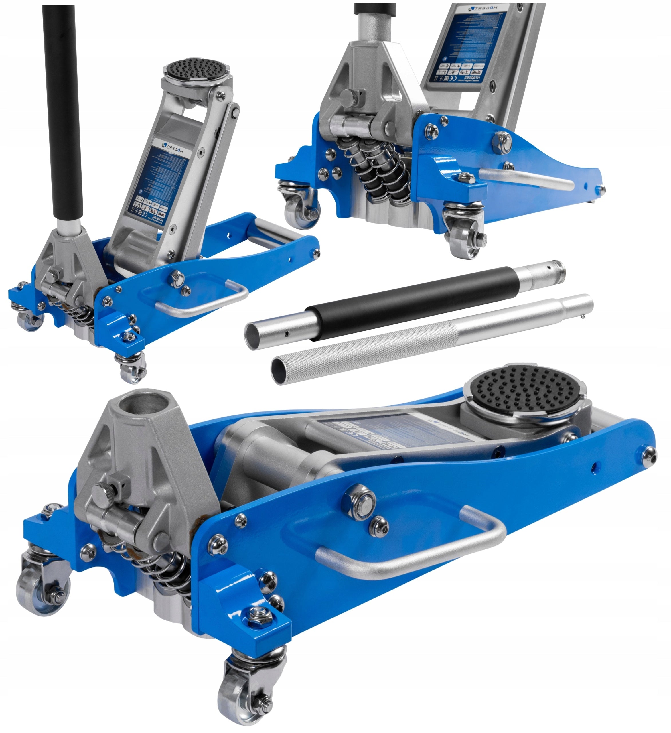 HOGERT HYDRAULIC LIFT FROG 1,5T ALUMINUM 85-370mm WORKSHOP