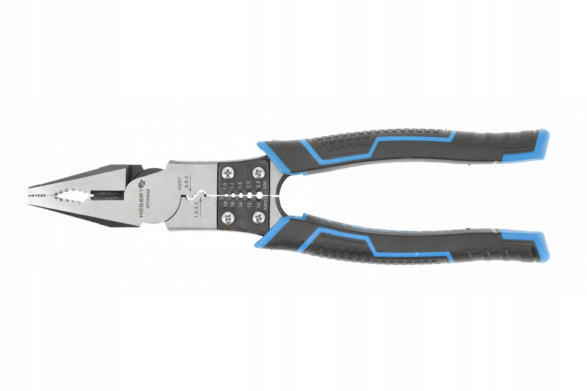 HOGERT MULTIFUNCTIONAL 9in1 UNIVERSAL PLIERS FOR INSULATION 0,5-2,5mm2 EAN (GTIN) 5902801498220