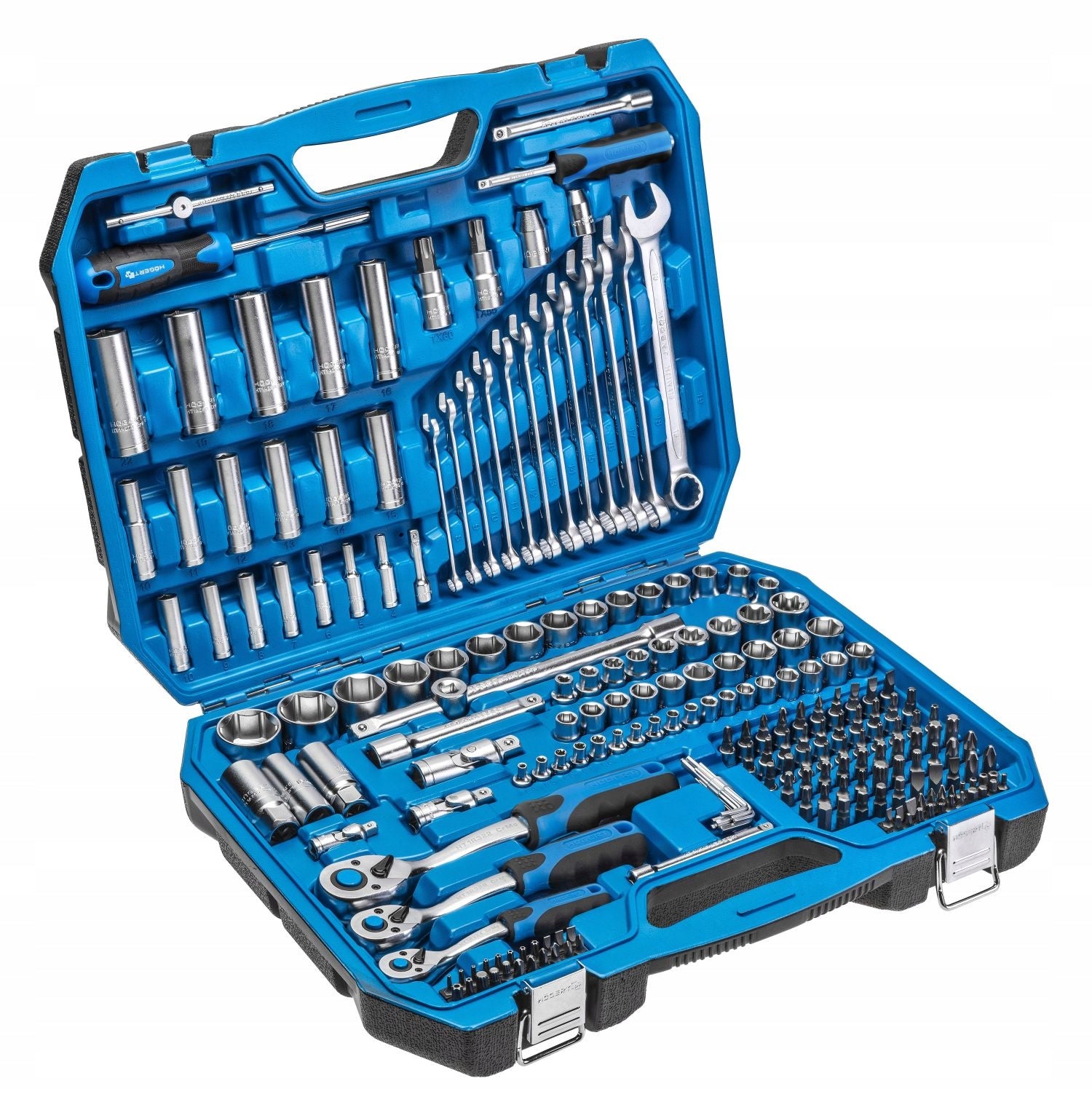 HOGERT SET OF SOCKET WRENCHES 222 ELEMENT 3 - RATTLES SUITCASE Packaging status original
