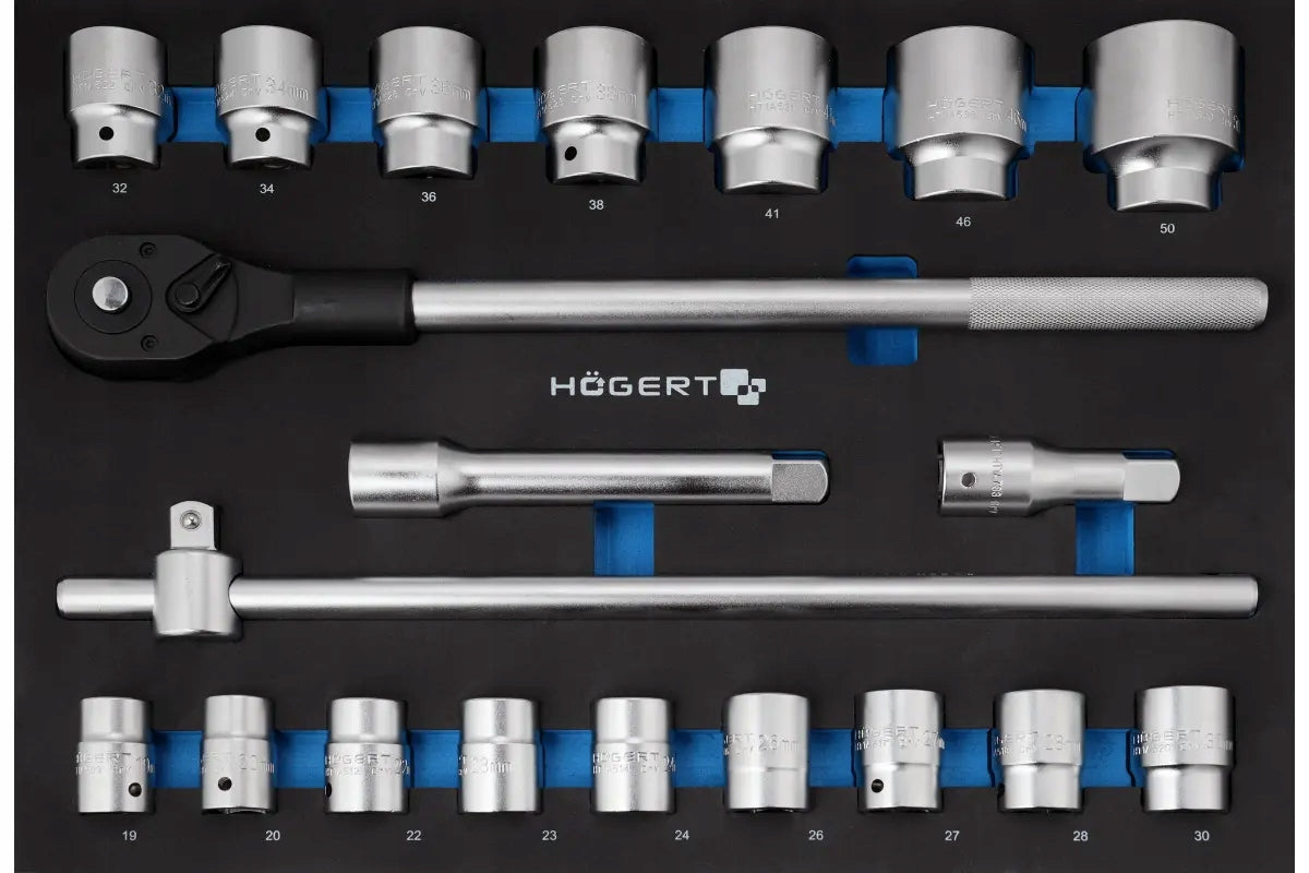 HOGERT SOCKET WRENCH SET 3/4'' TOOL CABINET CARTRIDGE 20el. Manufacturer code HT7G180