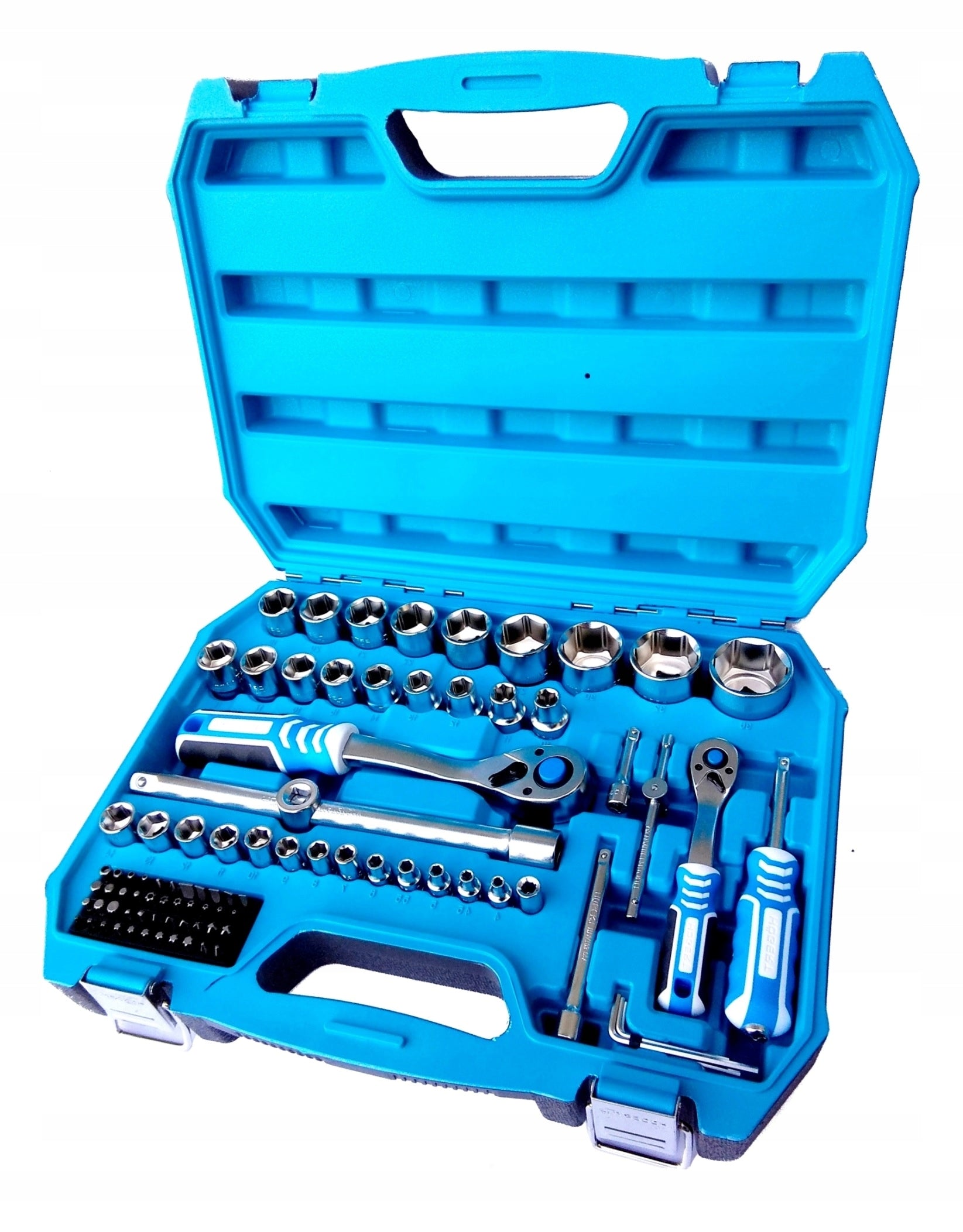 HOGERT Set of 89 sockets, tips and accessories HT1R424 5902801027031