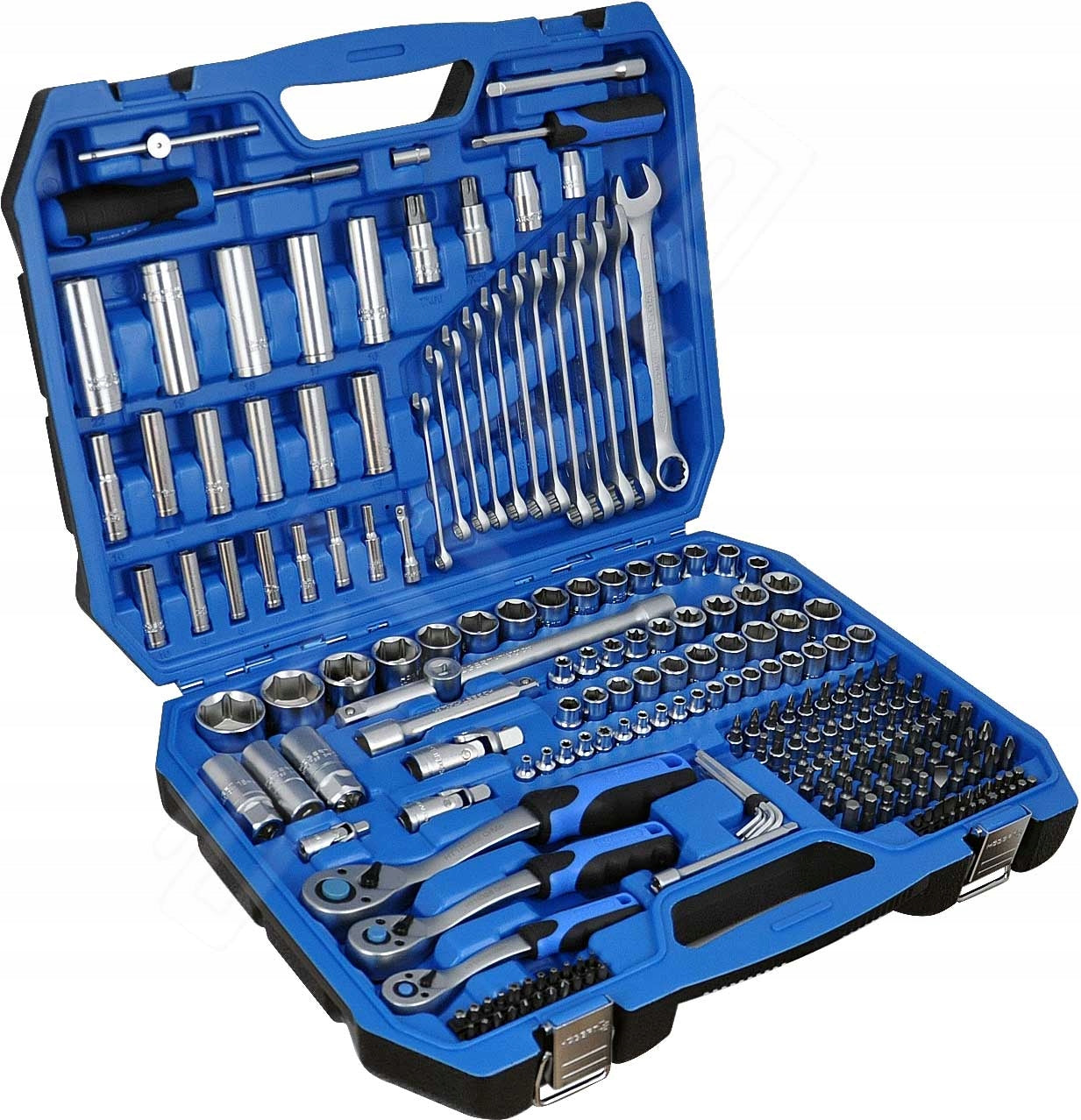 HOGERT TOOL SET WRENCH TOOL SET 1/4'' 1/2'' 3/8" 222pcs. Packaging status original