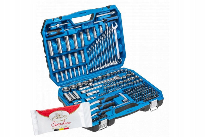 HÖGERT TOOL WRENCH SOCKET SET 222 PCS HT1R444