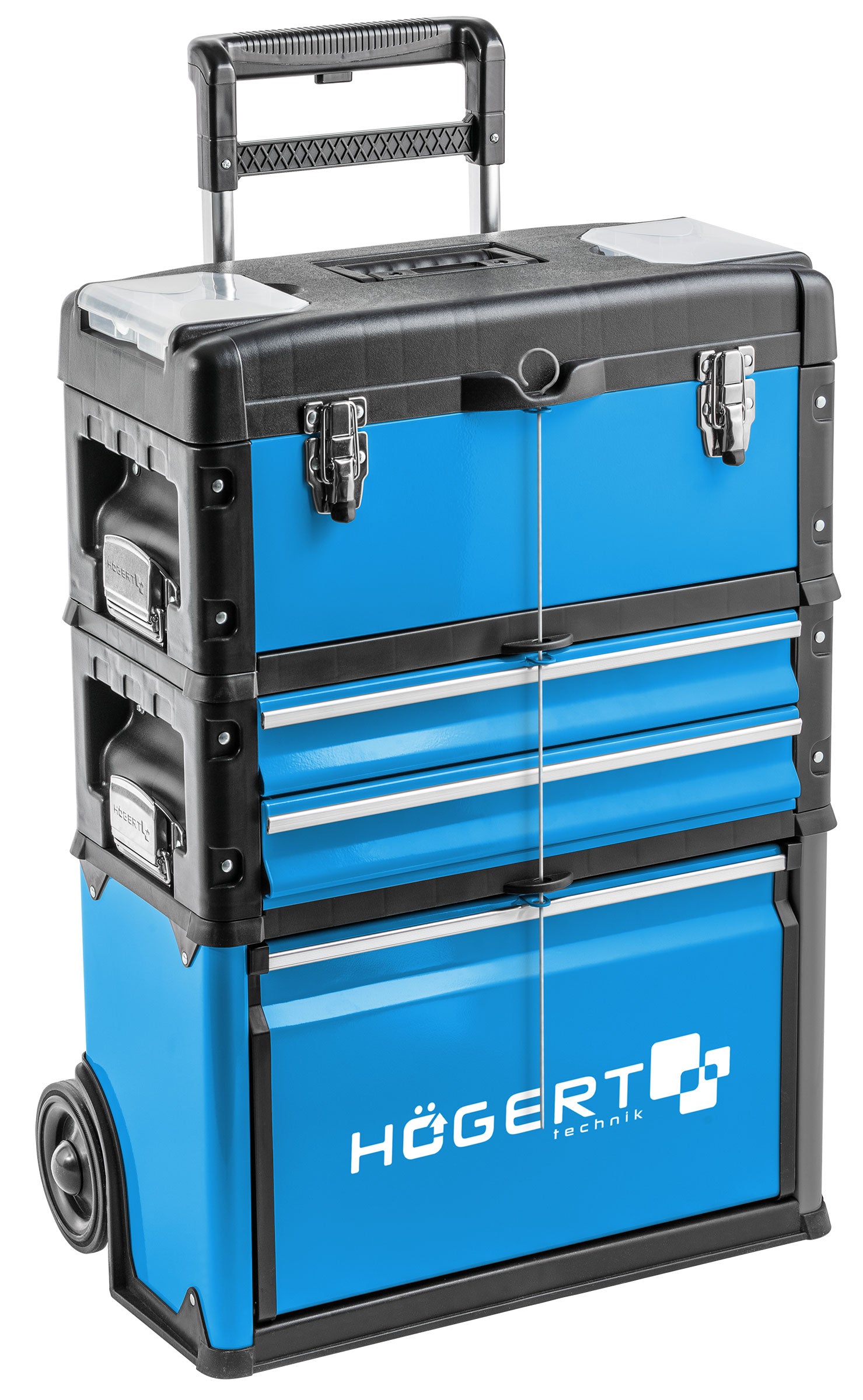 HOGERT WORKBENCH TOOL CABINET 3 SEGMENTS ON WHEELS HT7G080