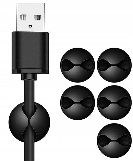 HOLDER CABLE ORGANIZER SELF ADHESIVE 5 PIECES Brand DKM