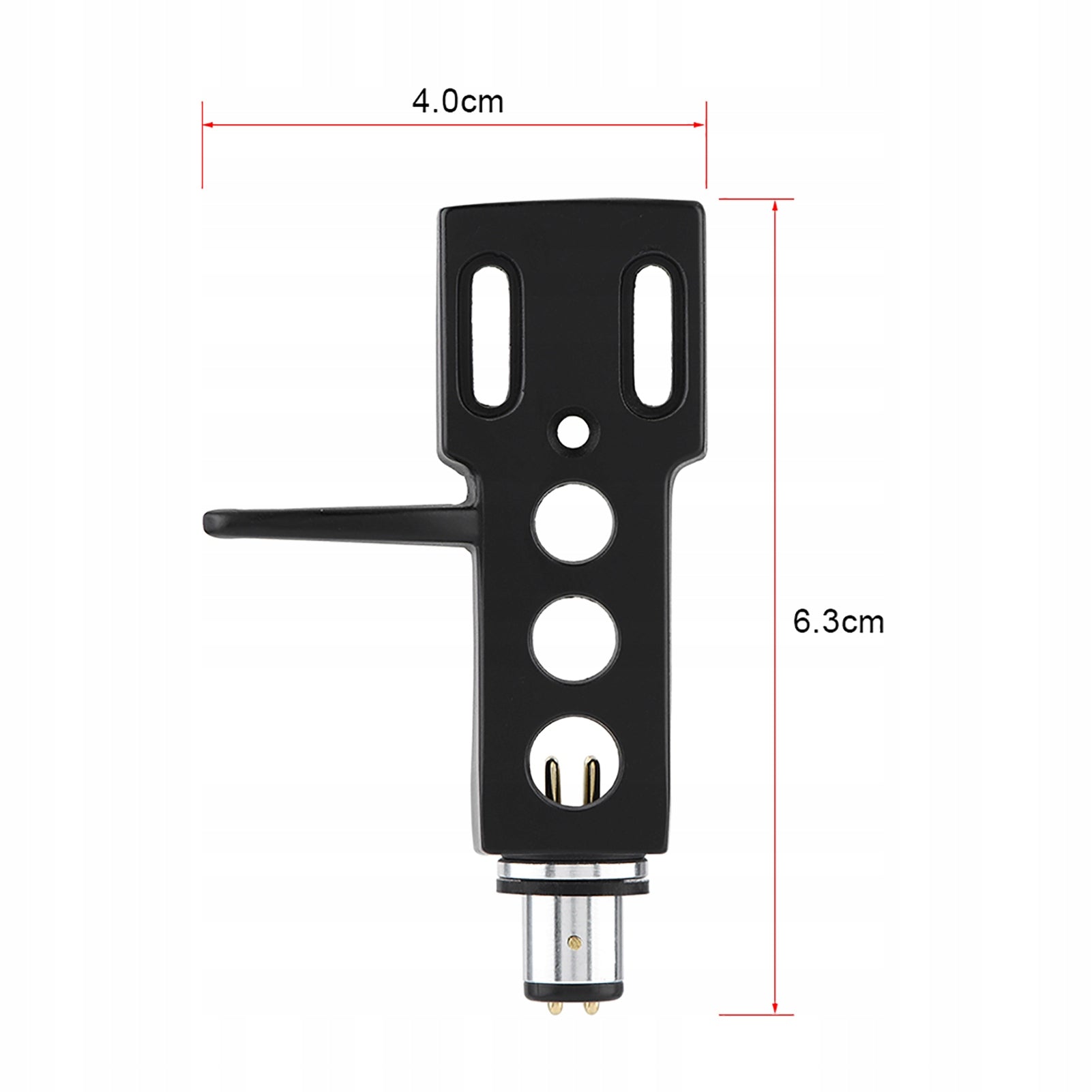 HOLDER FOR PHONO CARTRIDGE HEADSHELL LP BLACK Packaging status original