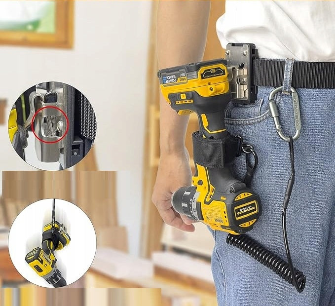 HOLDER HOLSTER BELT FOR SCREWDRIVER TOOL WITH ROPE STRAP DIY EAN (GTIN) 5902065479201