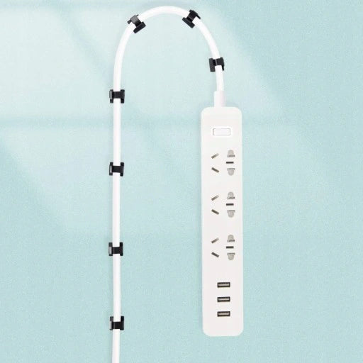 HOLDER ORGANIZER CABLE CLIP SELF-ADHESIVE SET OF 50 PIECES Manufacturer code Cable Clips 100 szt.