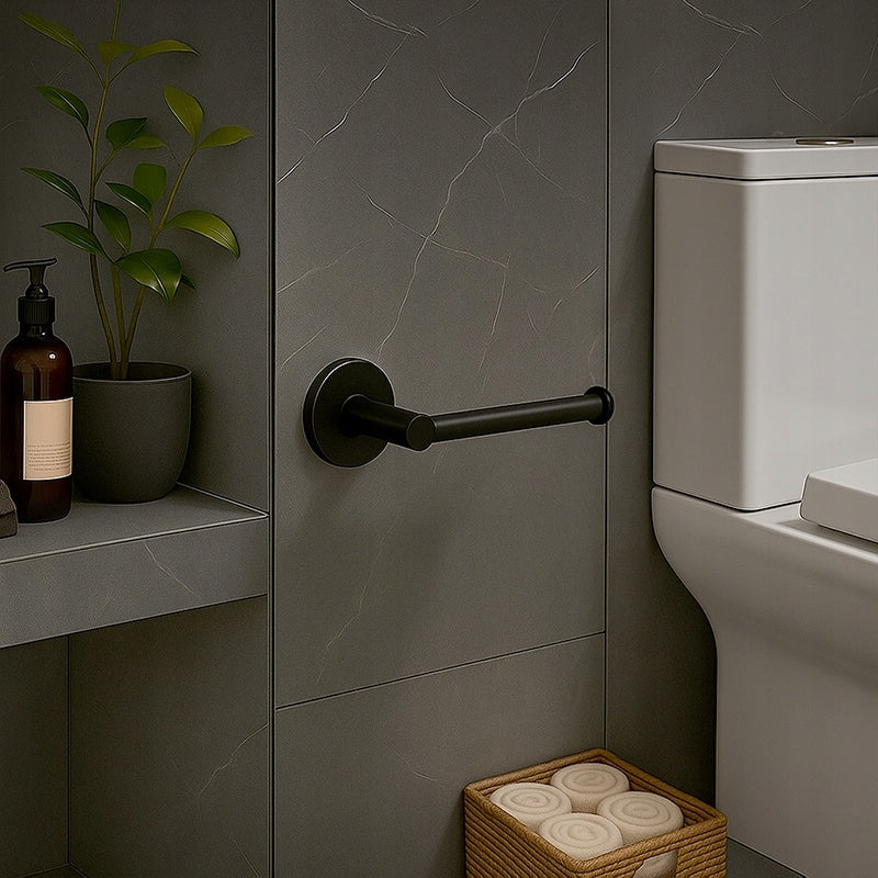 HOLDER TOILET PAPER HANGER ADAM-BL BLACK Line ADAM
