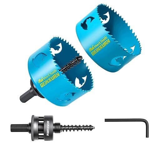 HOLE SAW 22 MM SET OF 4 HSS BIMETAL FOR METAL DRILL Brand no brand
