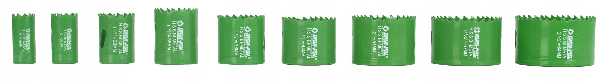 HOLE SAWS BI-METAL PVC wood sheet GK 13el Brand Mar-Pol
