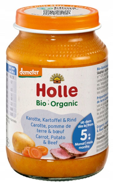 HOLLE BIO Carrots with Potatoes and Beef