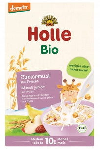 HOLLE BIO MUSLI Junior 3 CEREALS FRUIT Porridge 10m+