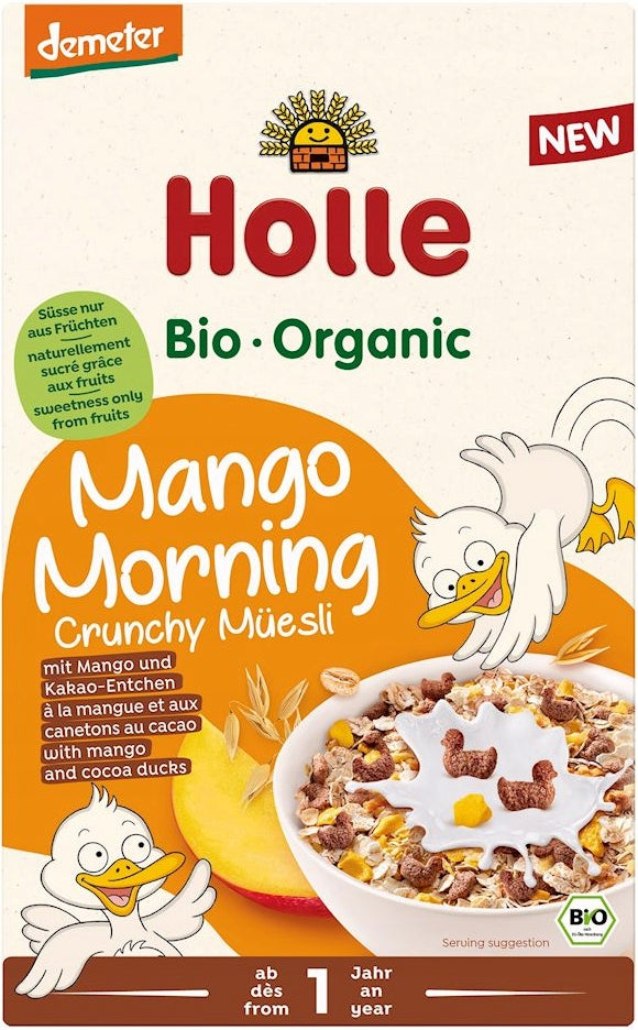 HOLLE MUESLI WITH MANGO FROM 1 YEAR DEMETER BIO WITHOUT ADDED SUGAR 200g