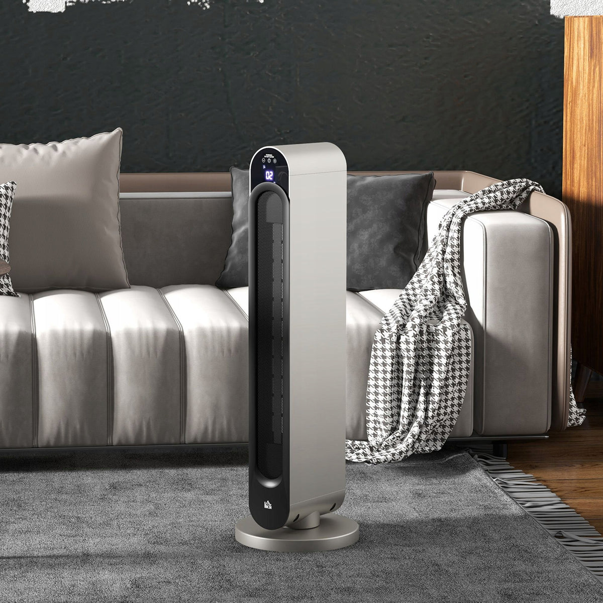 HOMCOM 2200W Electric Ceramic Heater with 3 Modes and Remote Control Packaging status original