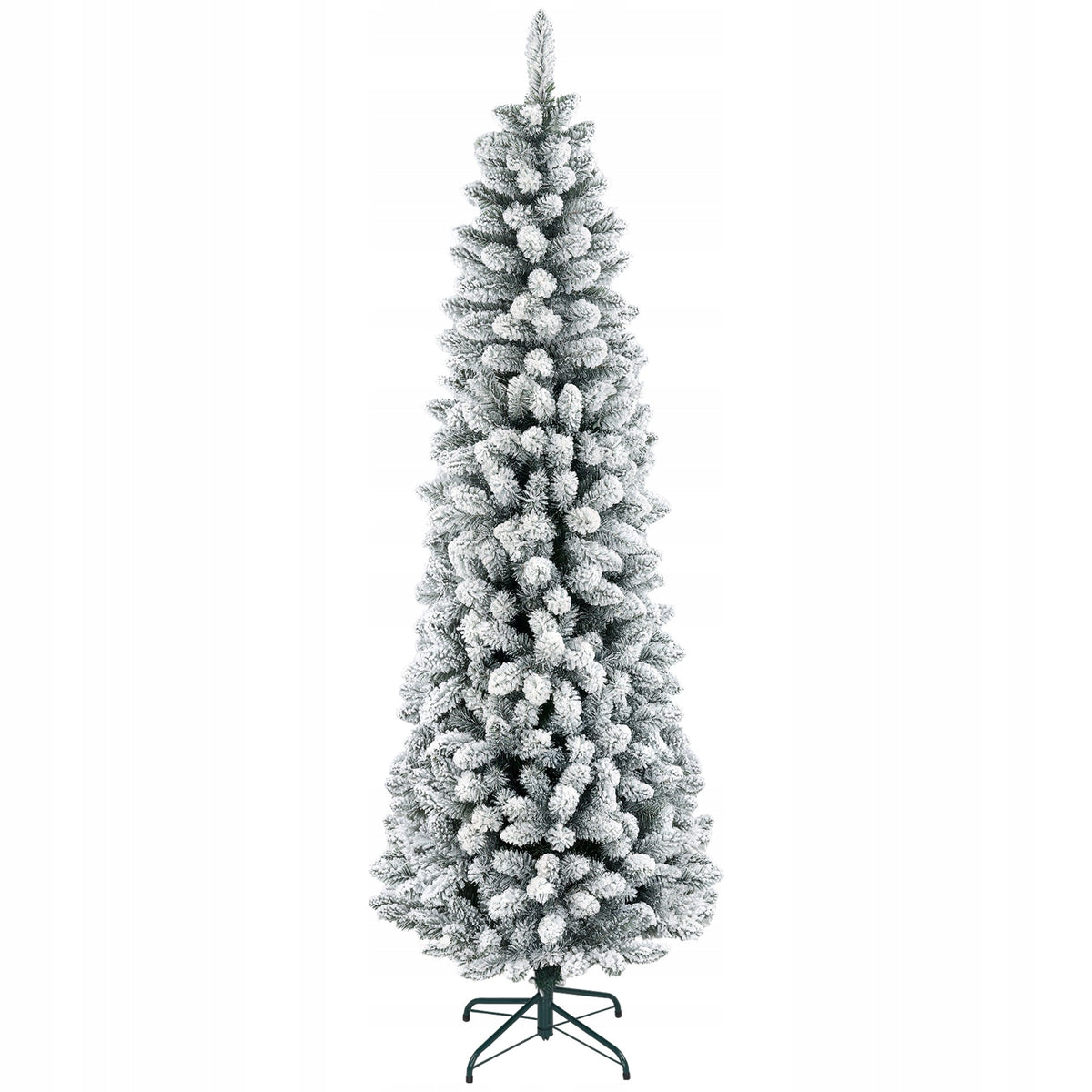 HOMCOM Artificial Christmas tree 210 cm, 687 twigs, Green