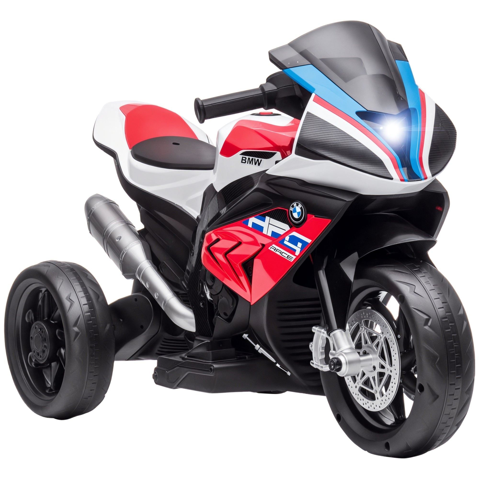 HOMCOM BMW HP4 electric children's motorcycle with music, rider, red