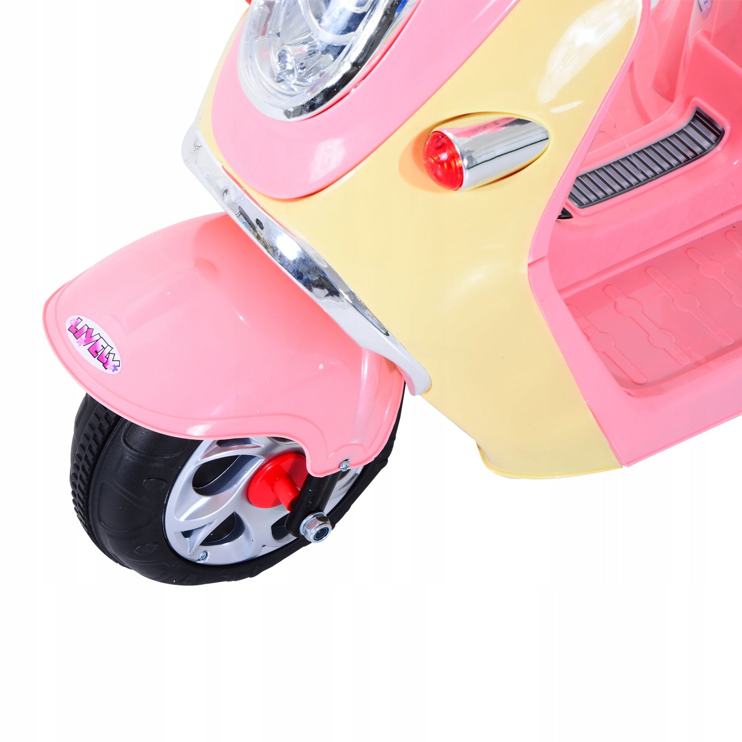 HOMCOM Children's electric motorcycle, tricycle, 3 km/h, pink Manufacturer code 370-013