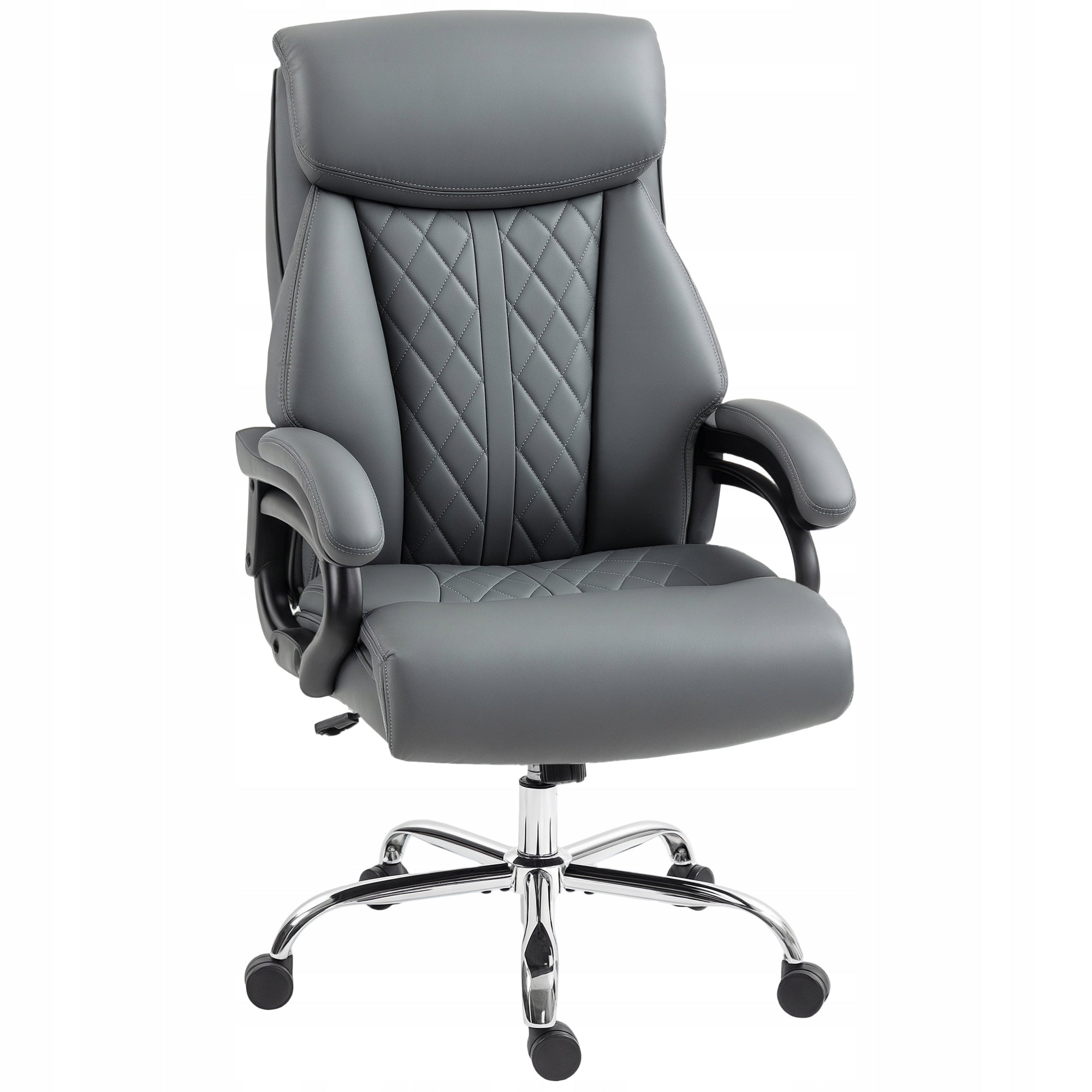 HOMCOM Ergonomic office chair with PU and high backrest
