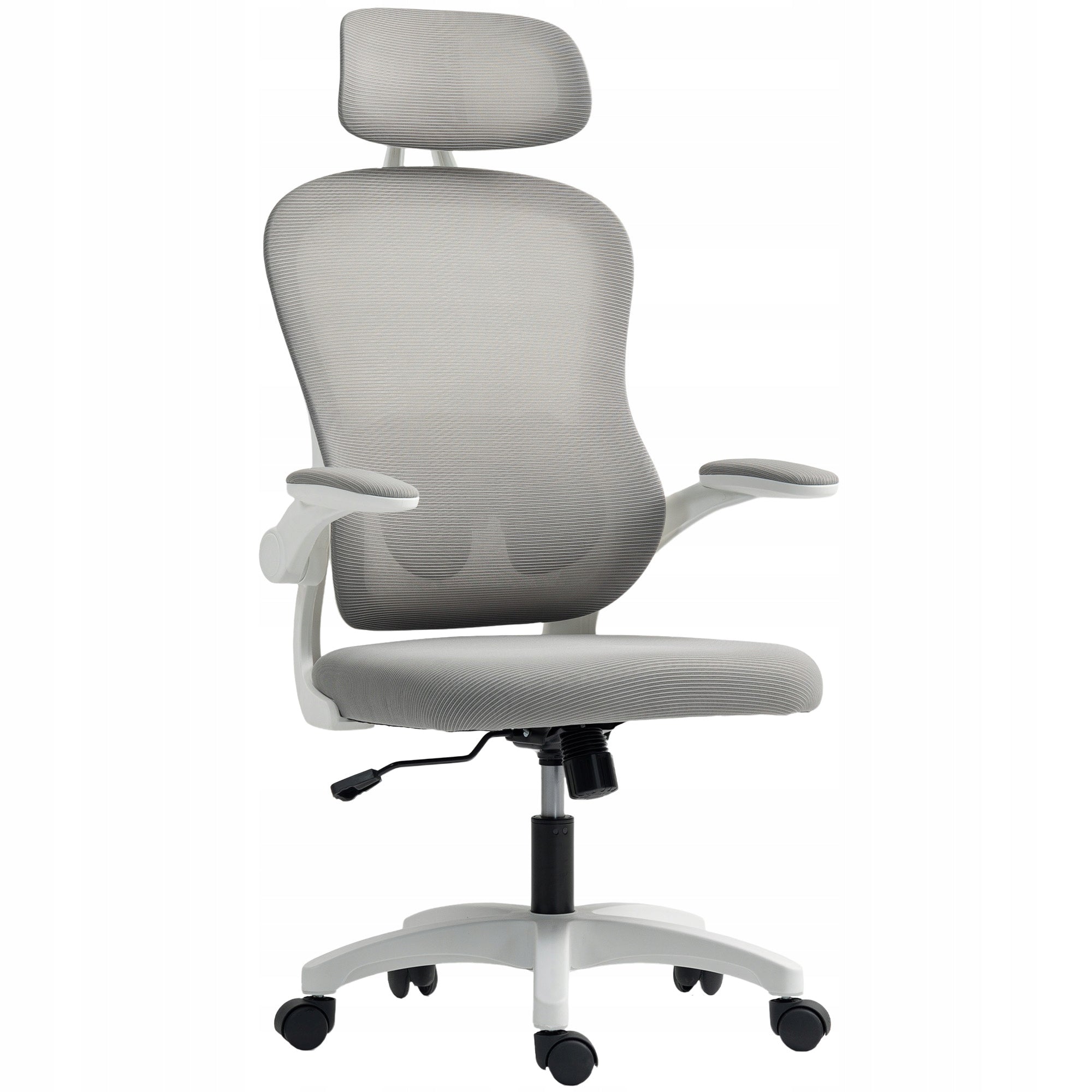 HOMCOM Ergonomic office chair with mesh backrest, adjustable