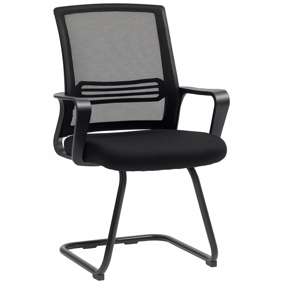 HOMCOM Ergonomic office chair without wheels, padded, mesh