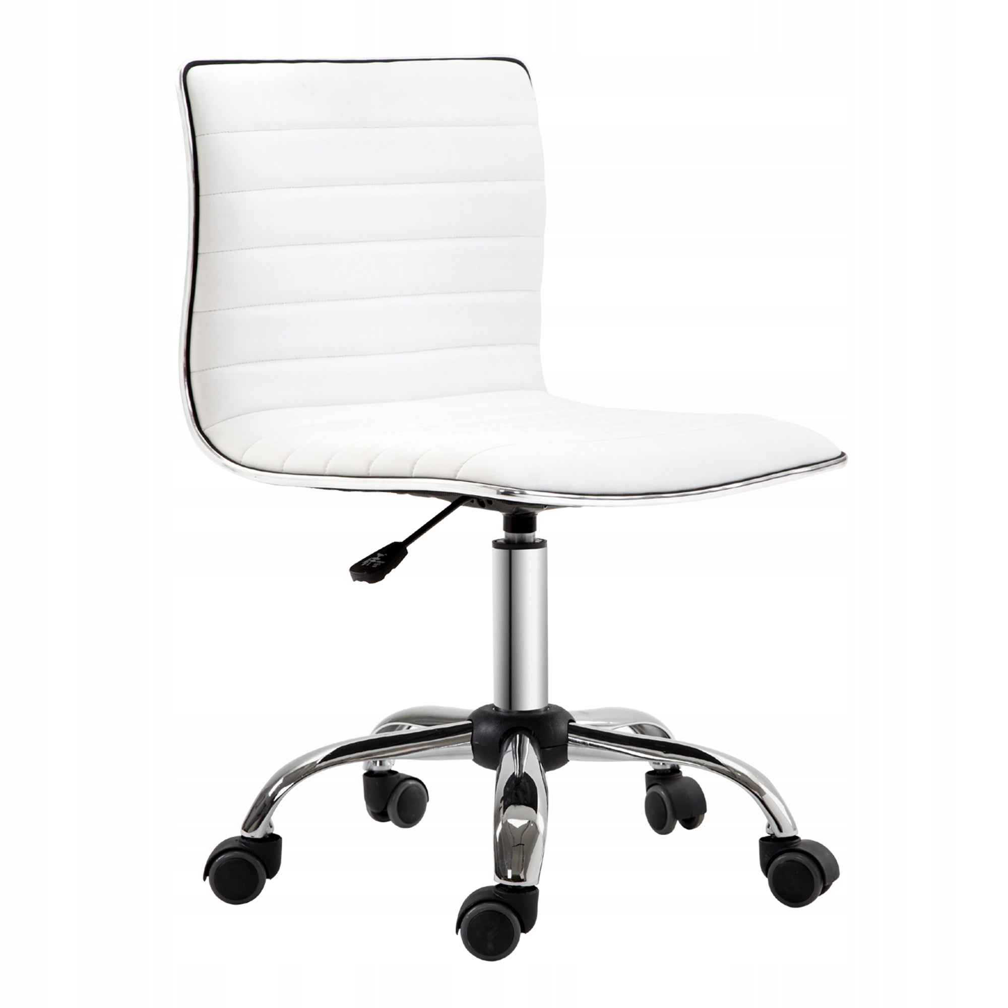 HOMCOM Height Adjustable Swivel Hairdressing Chair, White
