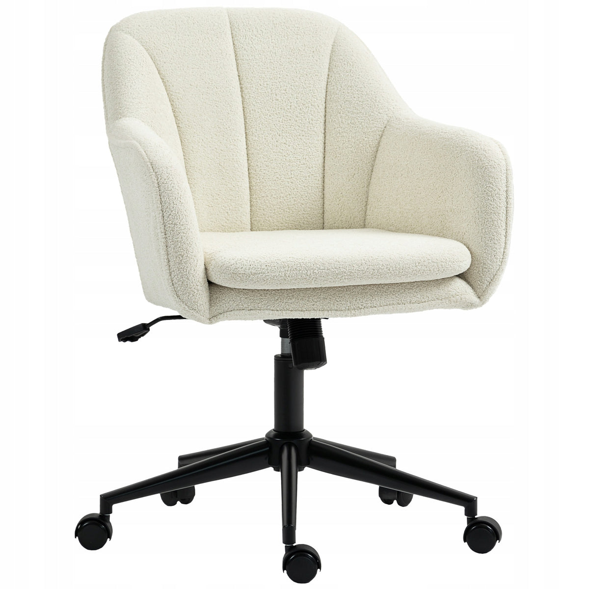 HOMCOM Home Office Chair, with Velvet Finish