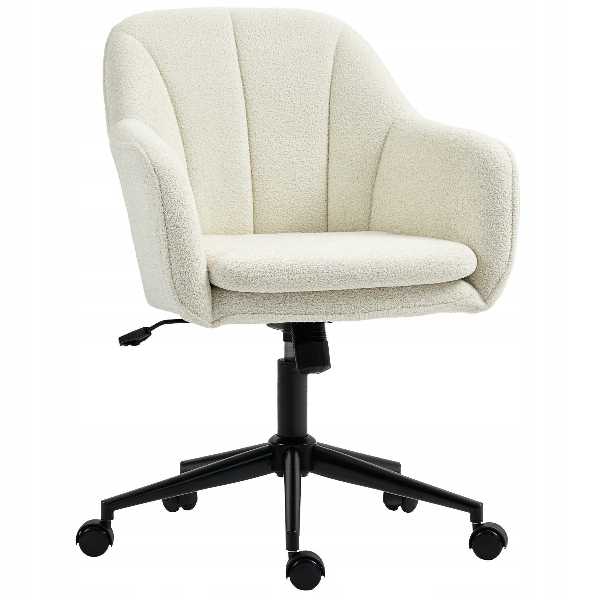 HOMCOM Home Office Chair, with Velvet Finish