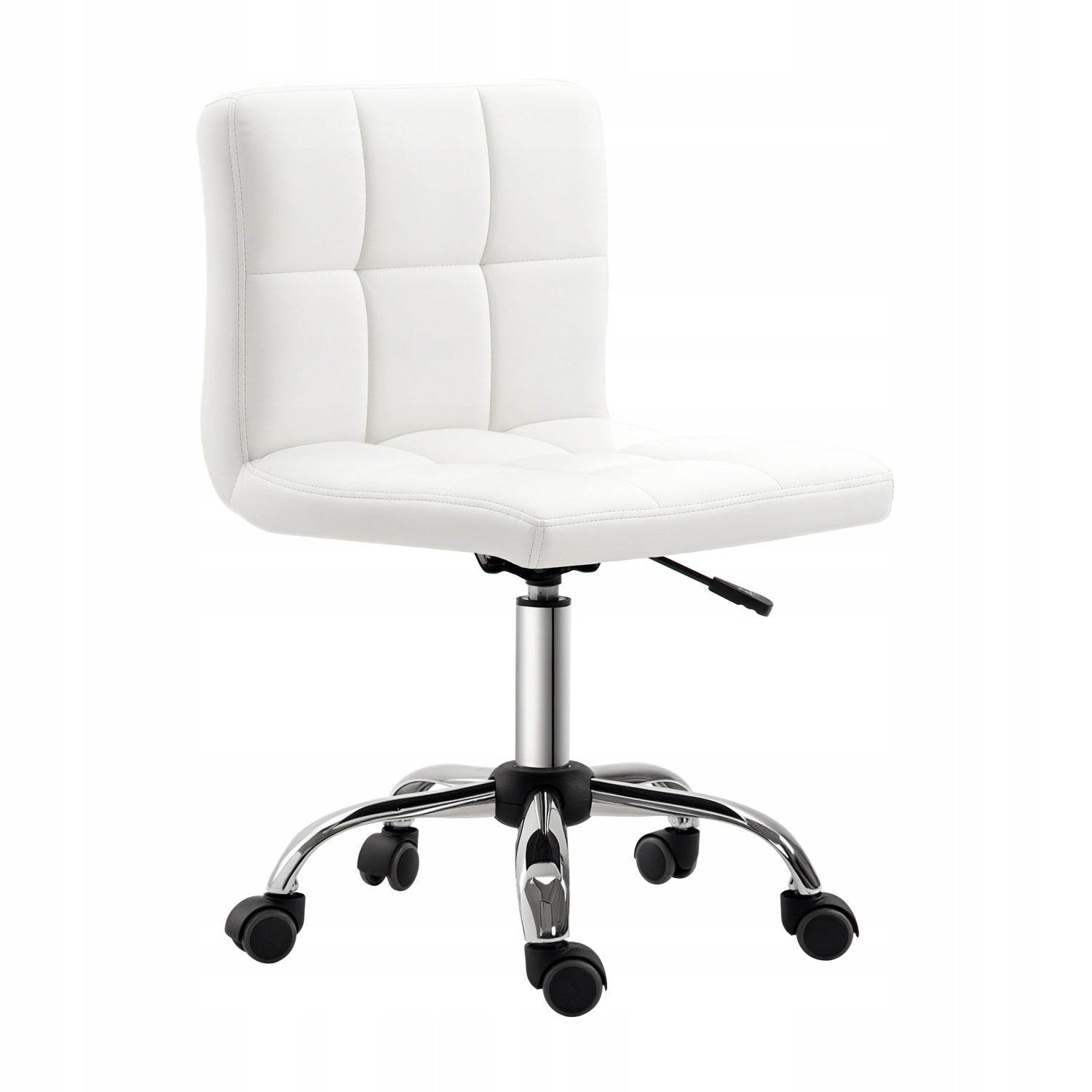 HOMCOM Office Chair Ergonomic White 51x46x80-92cm