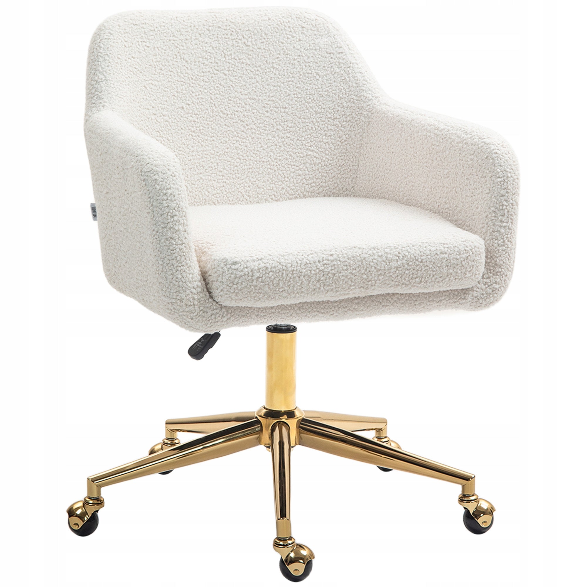 HOMCOM Office chair, adjustable, swivel, comfortable relaxing white